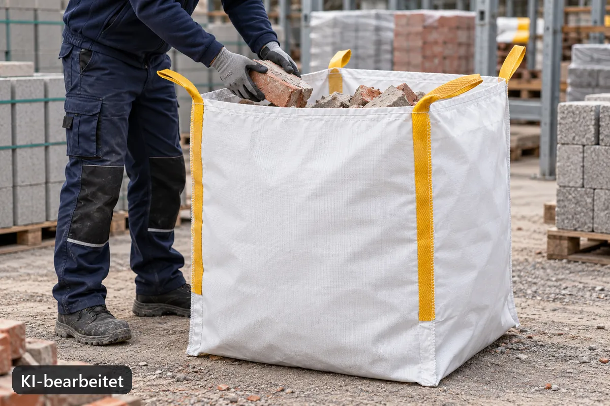 Big Bag BB902T im Einsatz, KI-bearbeitetes Anwendungsbild