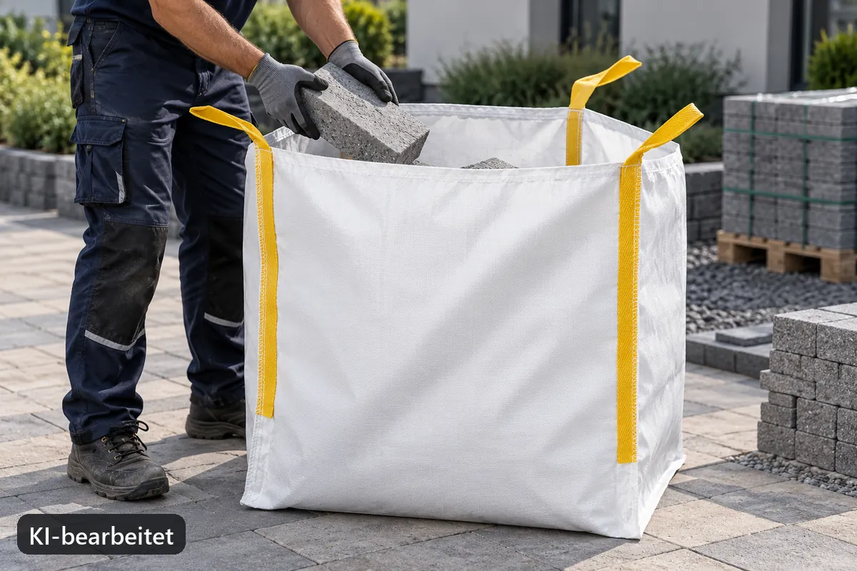 Big Bag BB90T im Einsatz, KI-bearbeitetes Anwendungsbild
