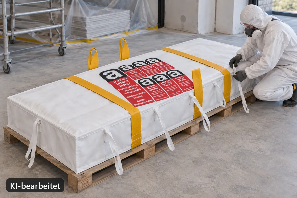 Sheet bag BBA260 in use, AI-edited application image