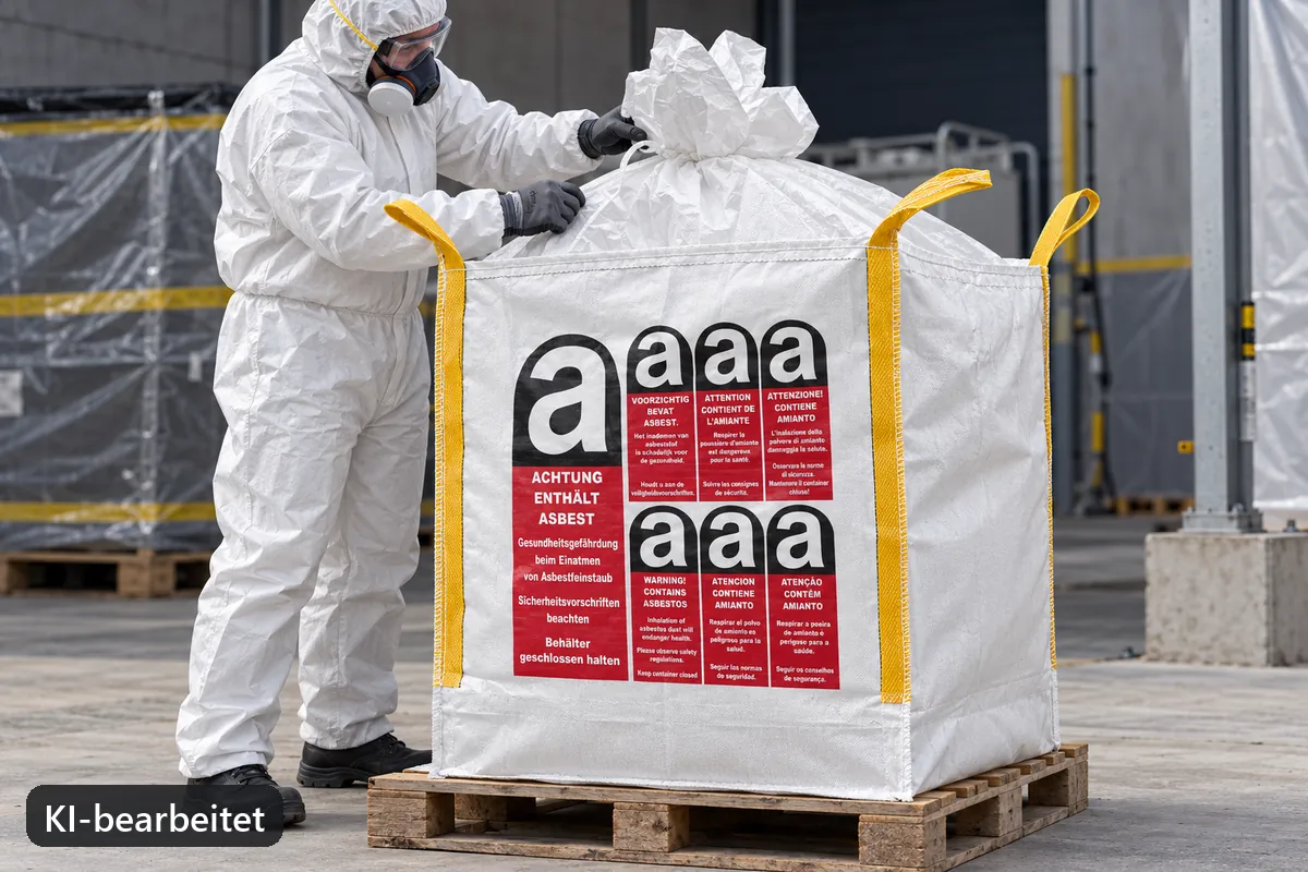 Big Bag BBA901 im Einsatz, KI-bearbeitetes Anwendungsbild