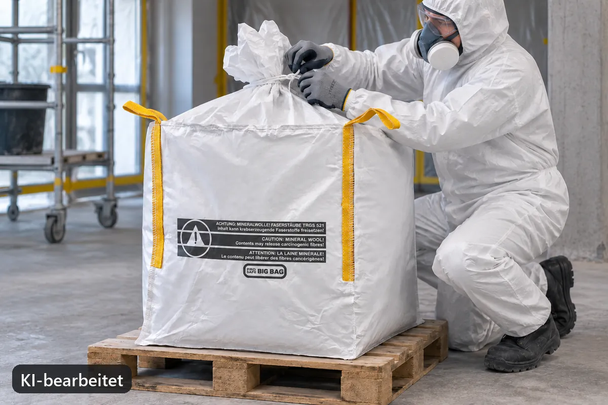 Big Bag BBM70 im Einsatz, KI-bearbeitetes Anwendungsbild
