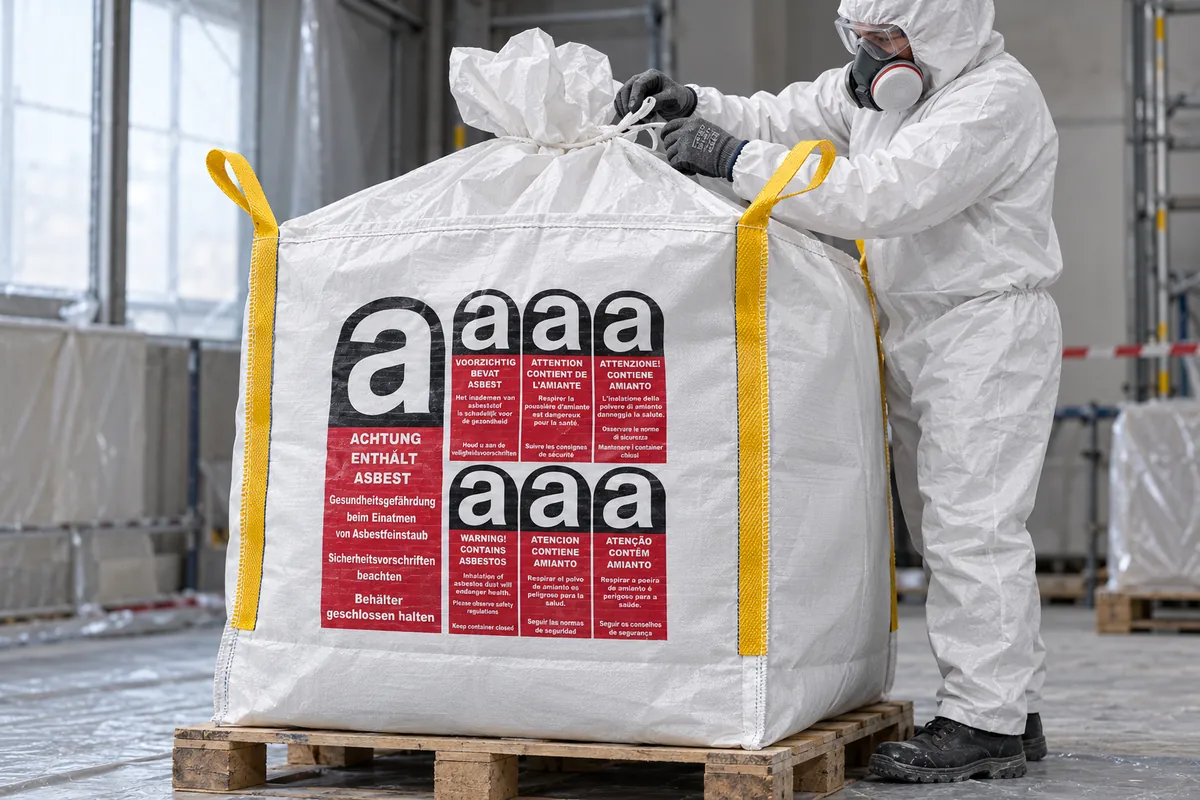 Big bag BBA90 in gebruik, met AI bewerkte toepassingsafbeelding
