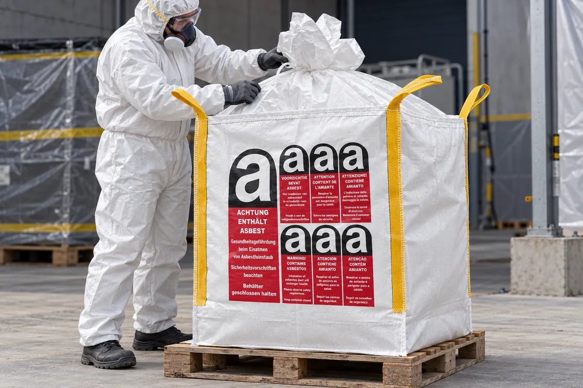 Big bag BBA901 in gebruik, met AI bewerkte toepassingsafbeelding
