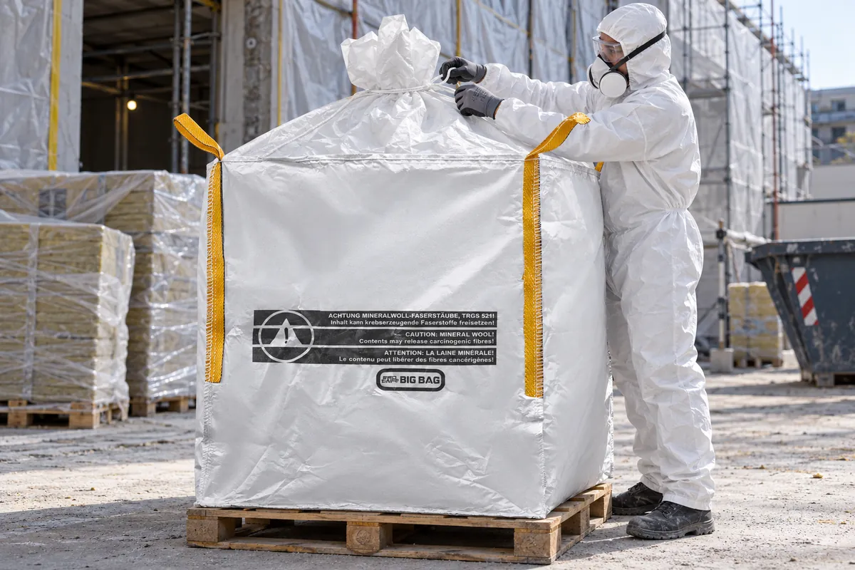 Big bag BBM135 i brug, AI-redigeret anvendelsesbillede