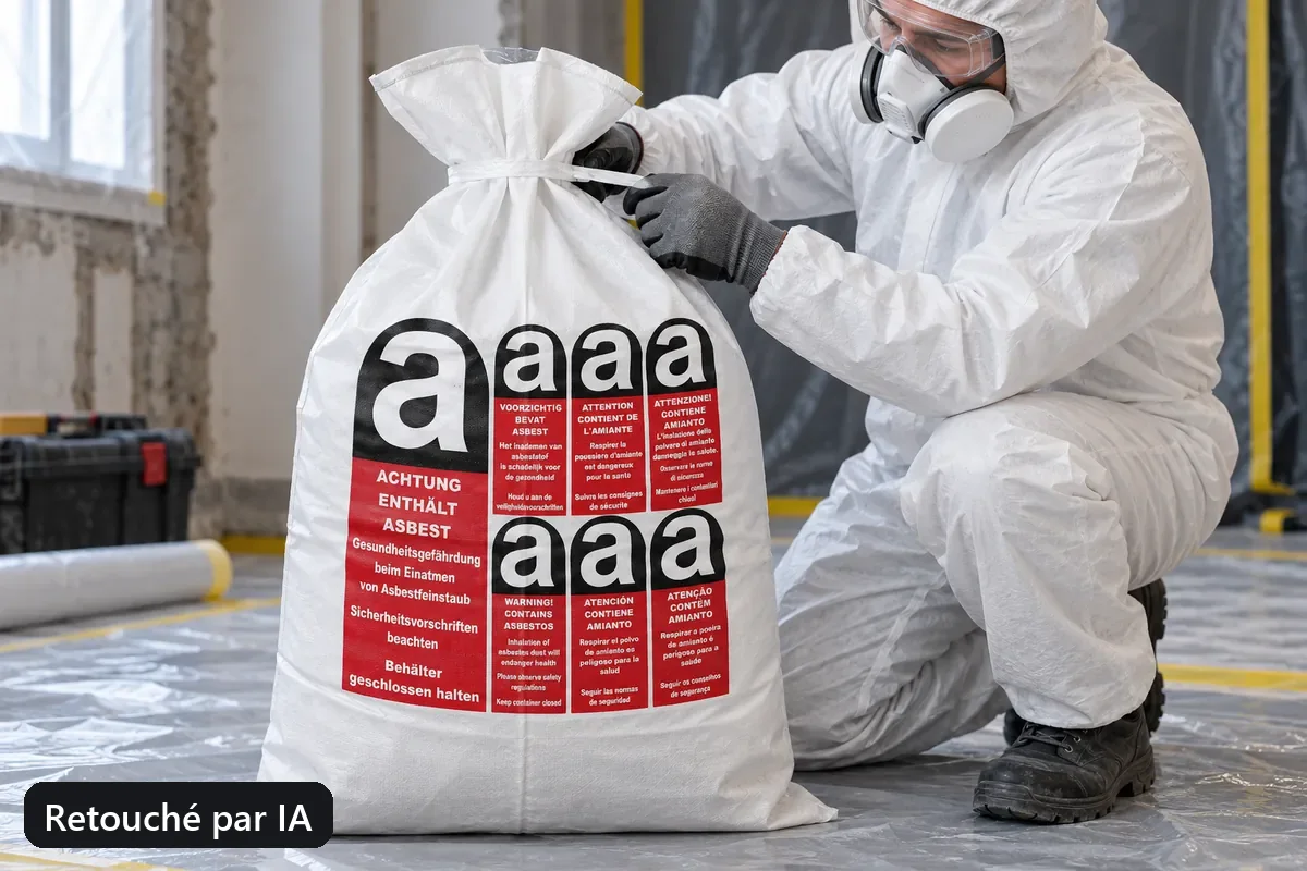 Sac plat PP PPFBA70L en utilisation, image d’utilisation retouchée par IA